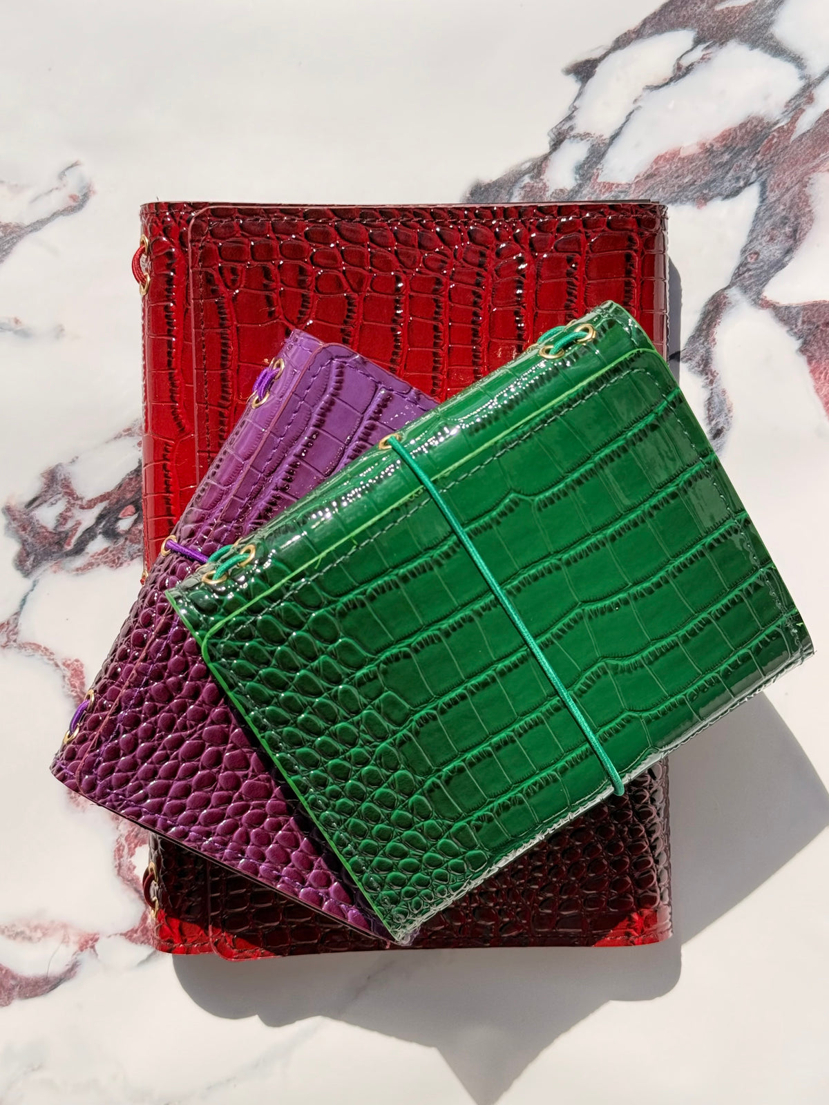Emerald Green Croc Journal