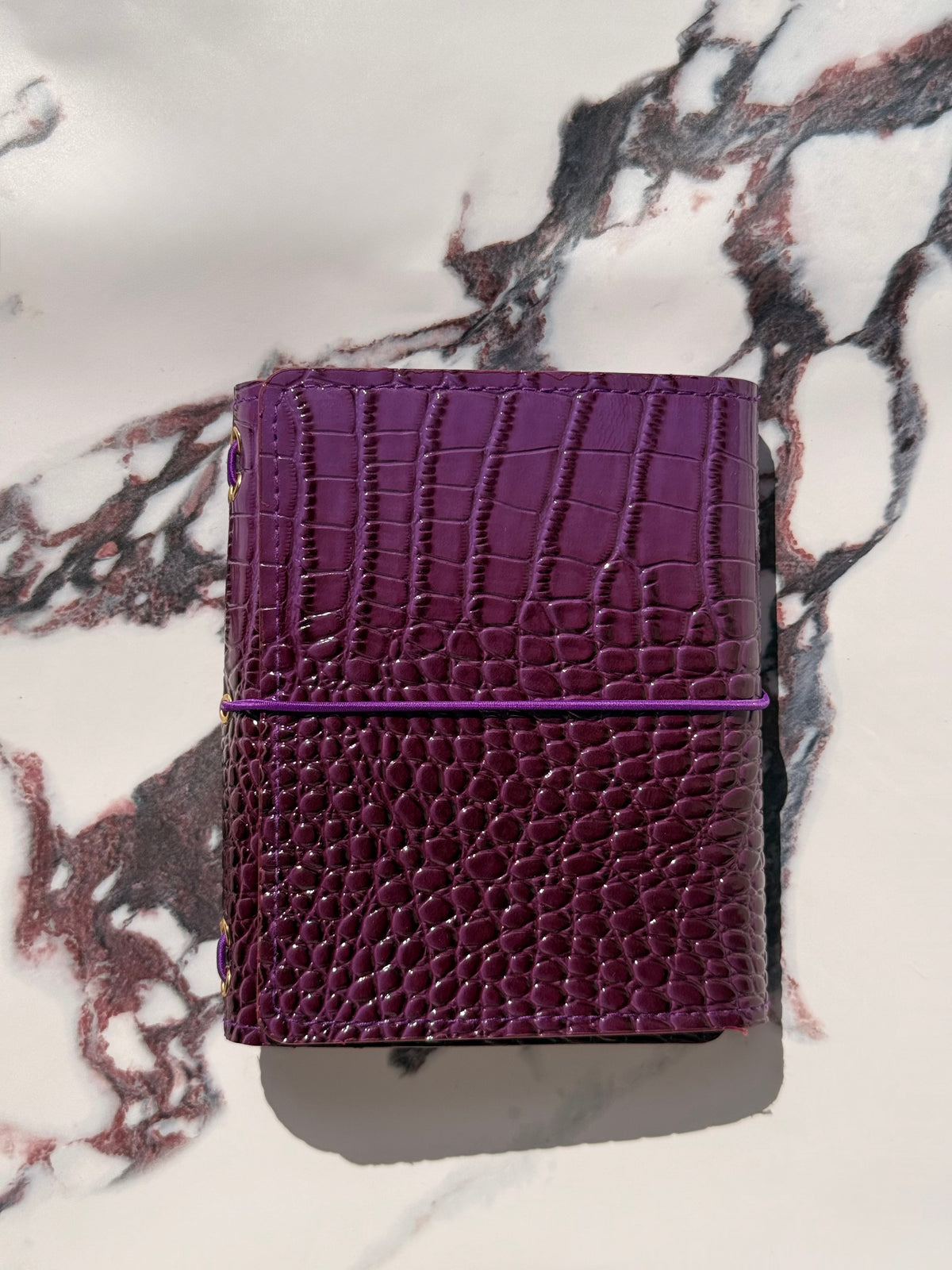 Mulberry Purple Croc Journal