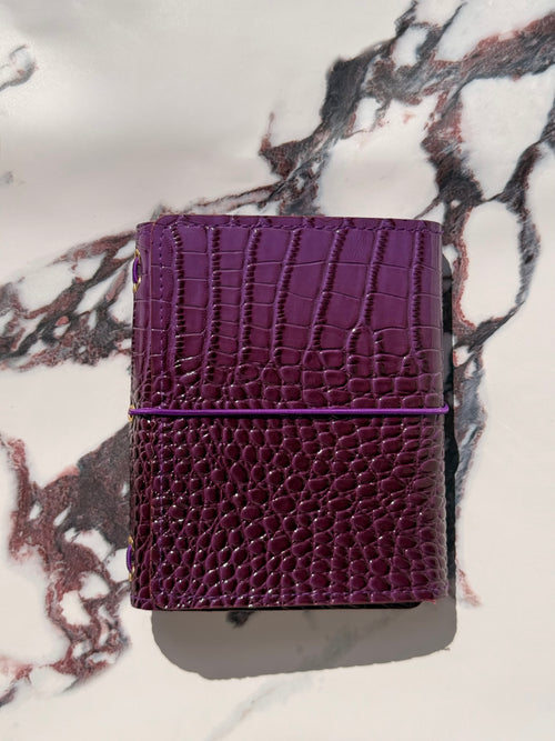 Mulberry Purple Croc Journal
