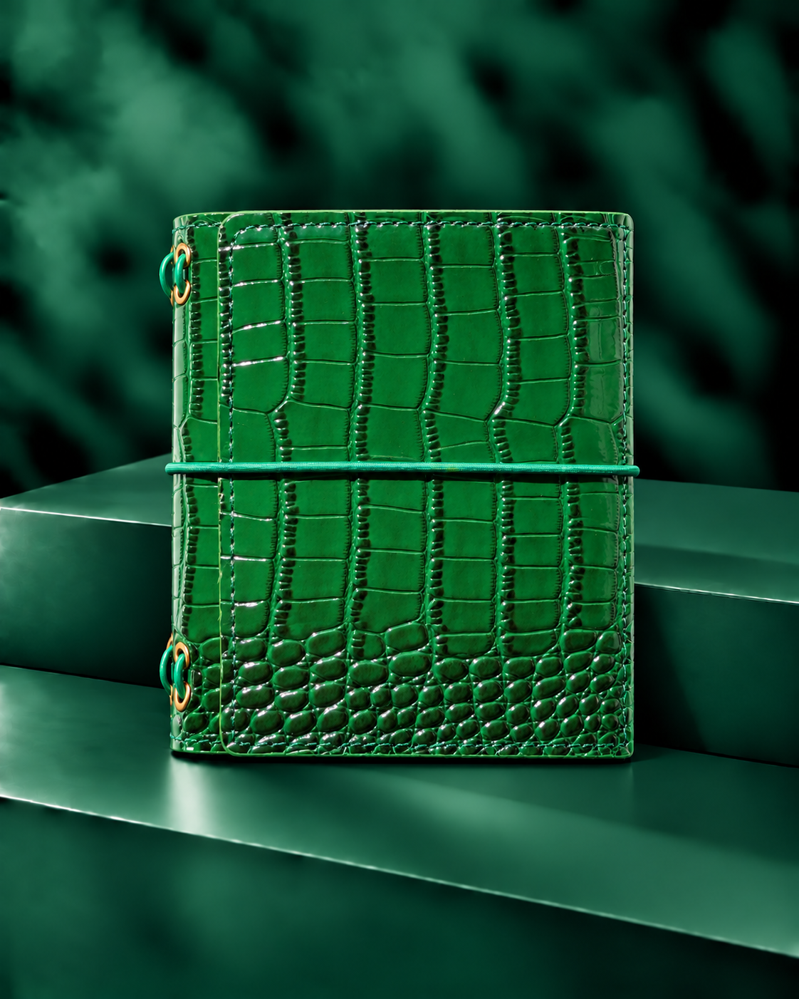 Emerald Green Croc Journal