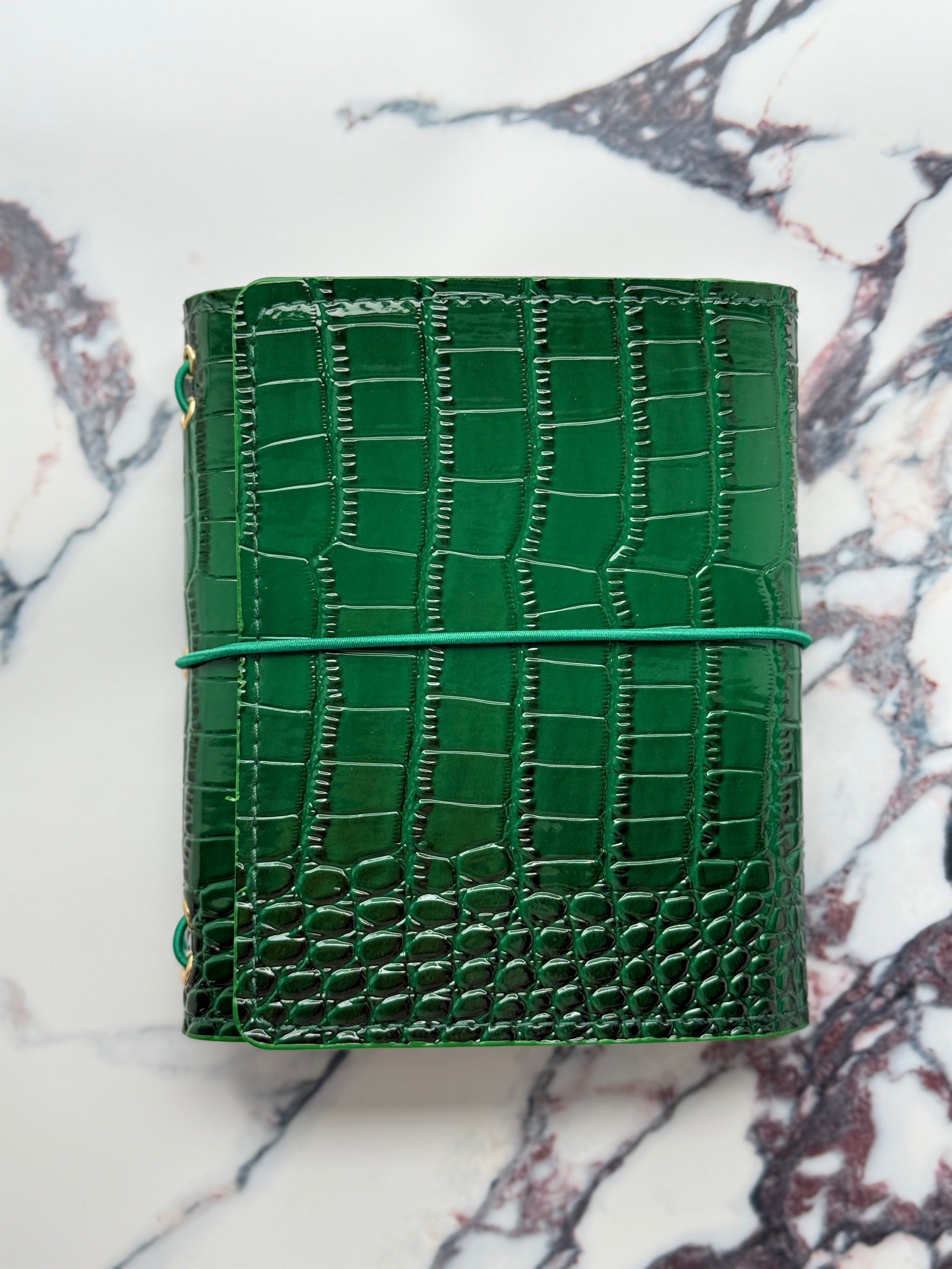 Emerald Green Croc Journal
