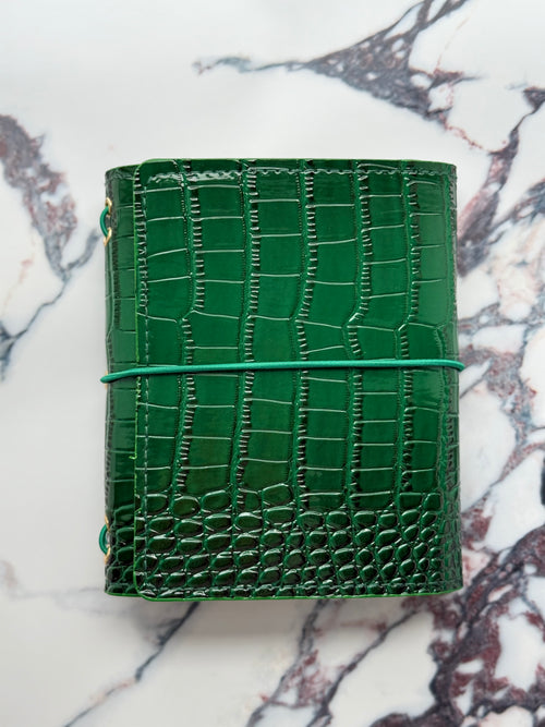 Emerald Green Croc Journal