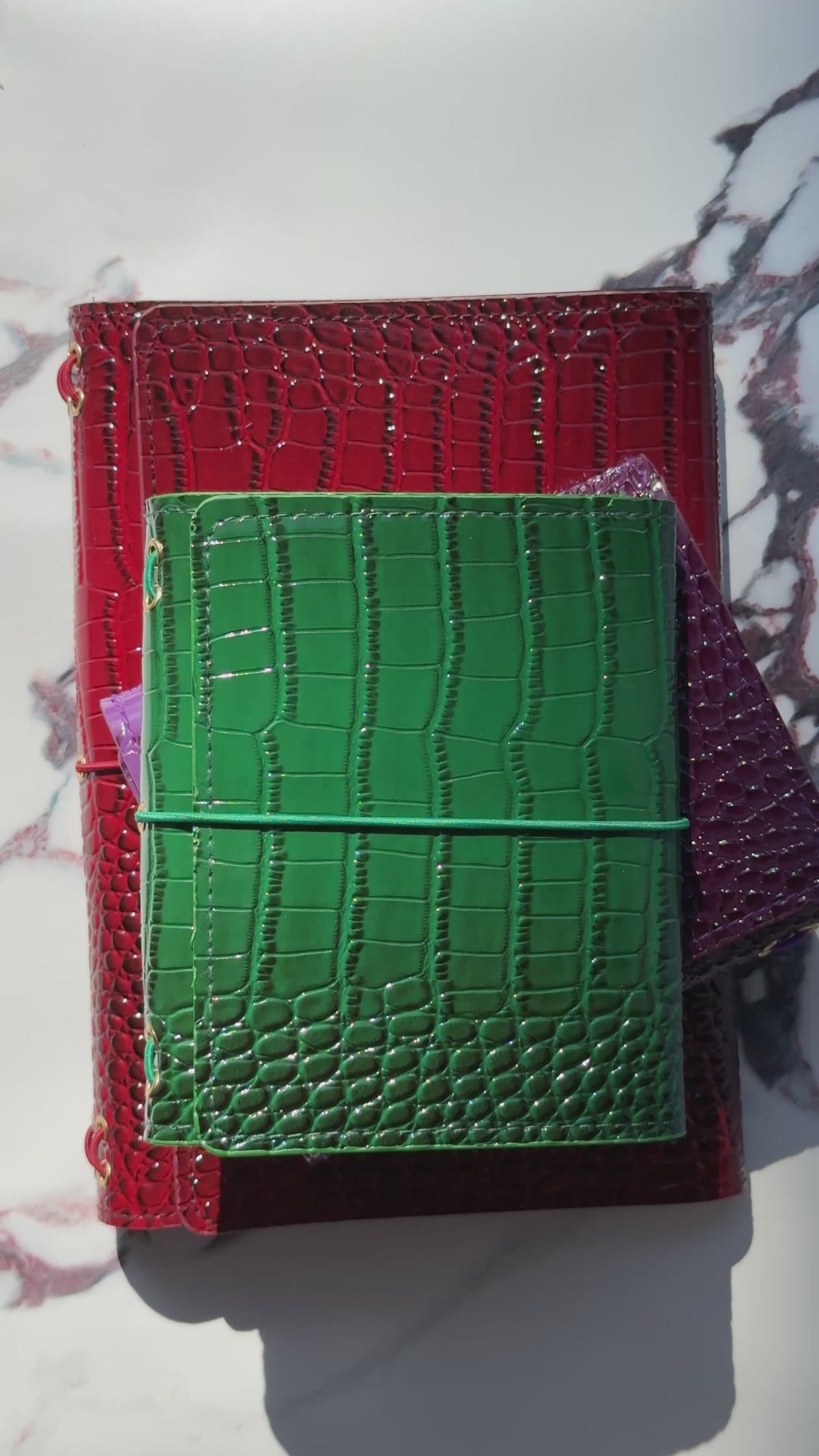 Emerald Green Croc Journal